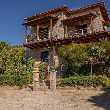 Iris Stone Built Villa Milatos Exterior foto