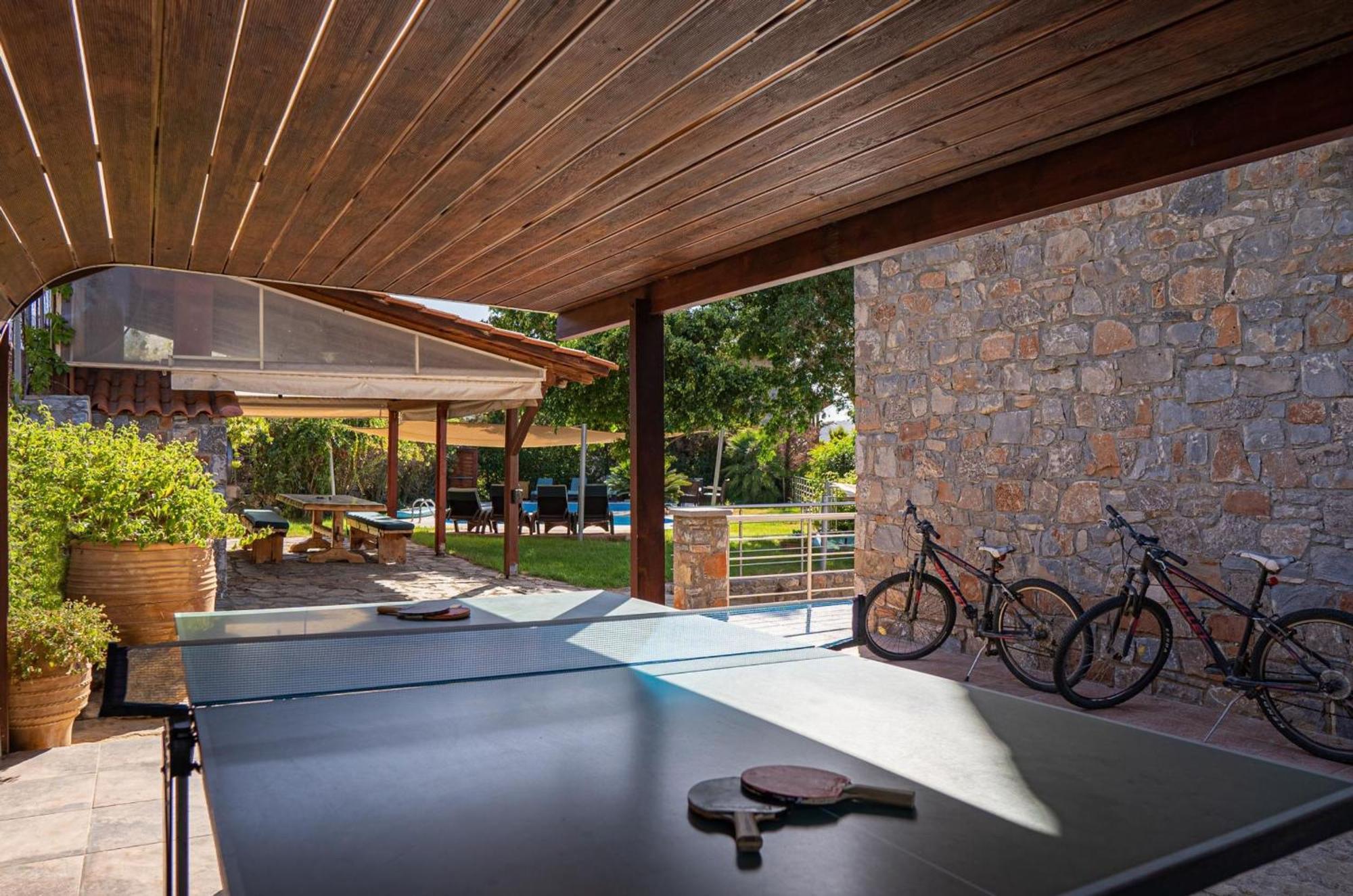 Iris Stone Built Villa Milatos Exterior foto